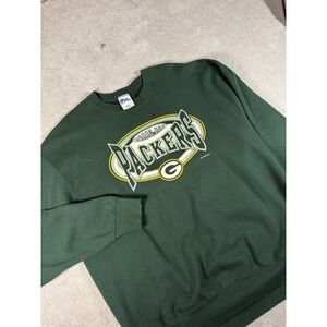 Vintage Green Bay Packers PRO Player Crewneck Sweatshirt XXL 90's NFL Made USA